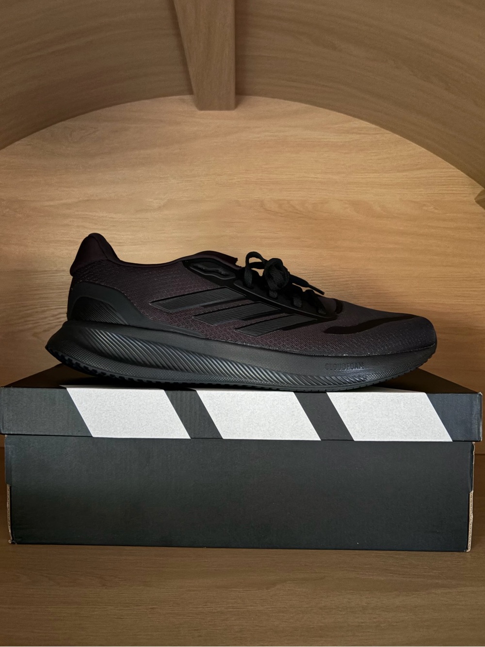 ✨$48✨NIB•Adidas Men’s Runfalcon 5.0 Running Shoes| Black | Size 12